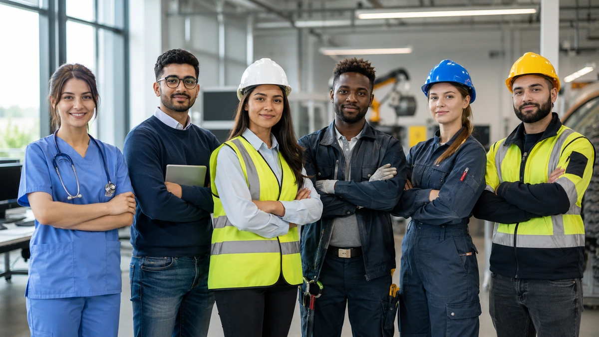 Germany skilled worker jobs for foreigners in 2026 across healthcare, IT, engineering, skilled trades, construction, manufacturing, and technical sectors